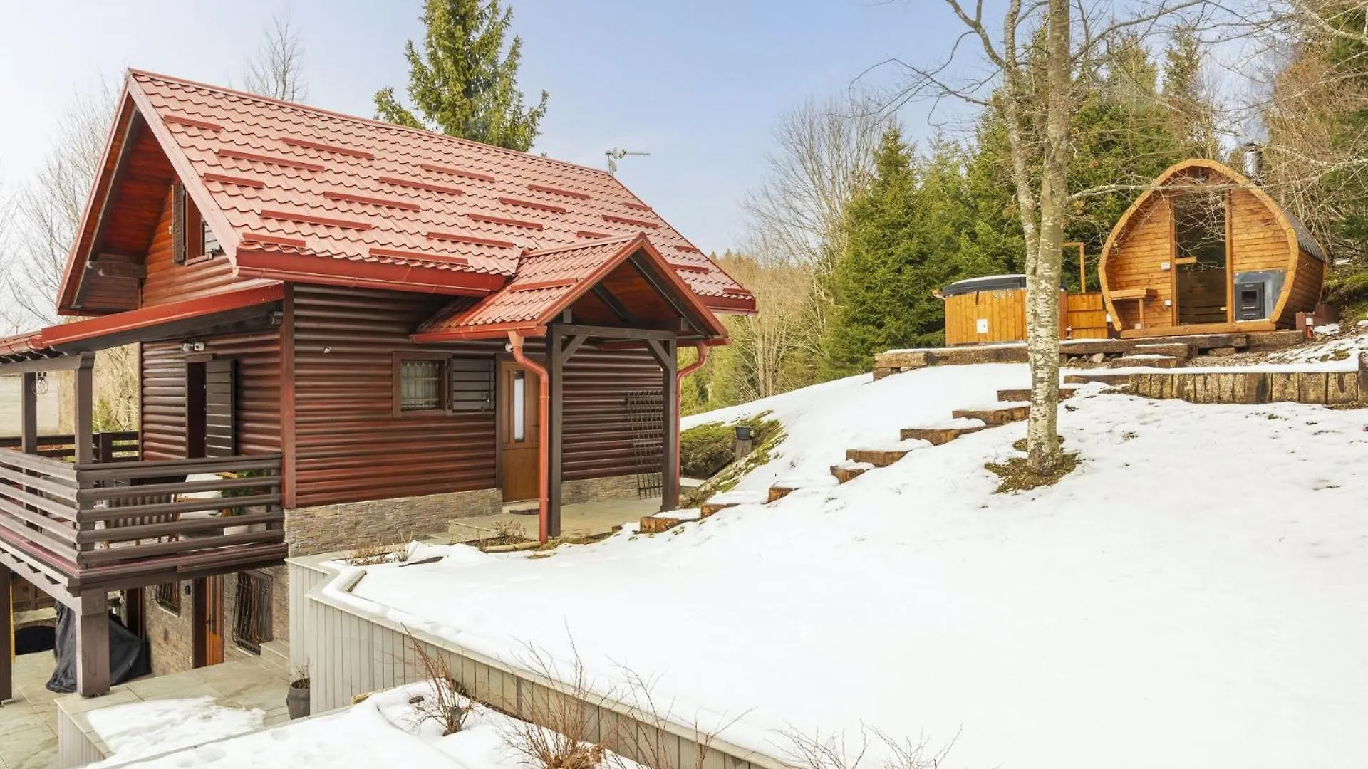 Semesterbostad Cozy Bear Cabin ,Brestova Draga, Mrkopalj